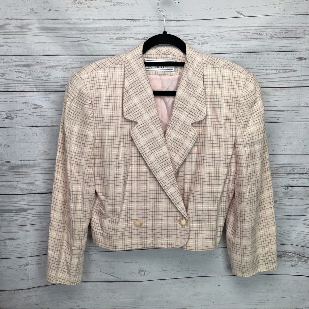 Evan Picone Petits Lined  Blazer Jacket Coat sz 12